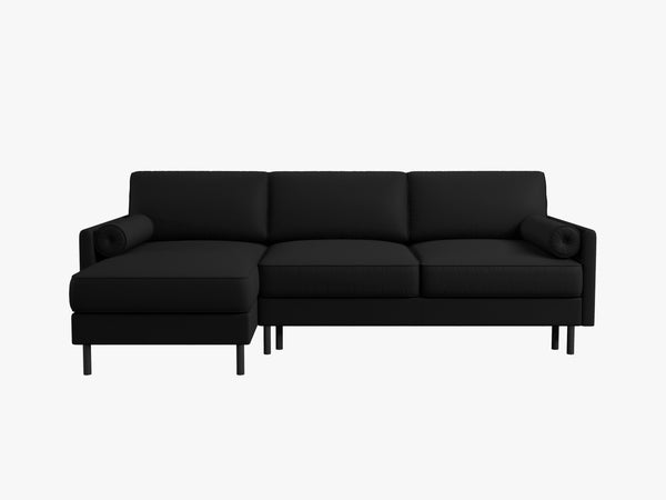 Convertible Corner Sofa Bed with Storage & Classic Design W212
