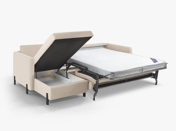 Corner Sofa Bed with Storage & Easy Conversion W260