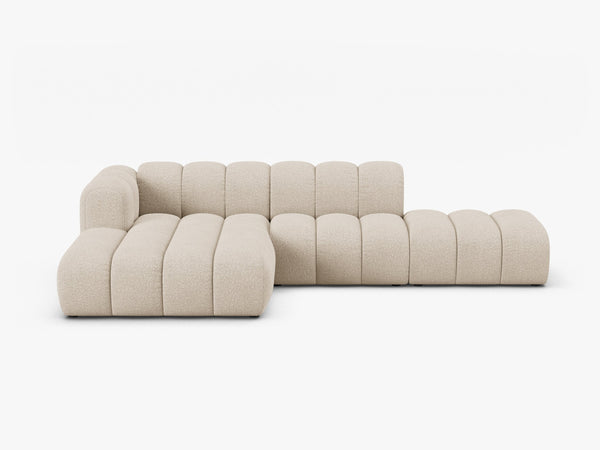 Modern Corner Sofa with Curved Design & Spacious Seating W299