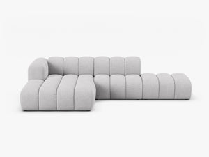 Modern Corner Sofa with Curved Design & Spacious Seating W299