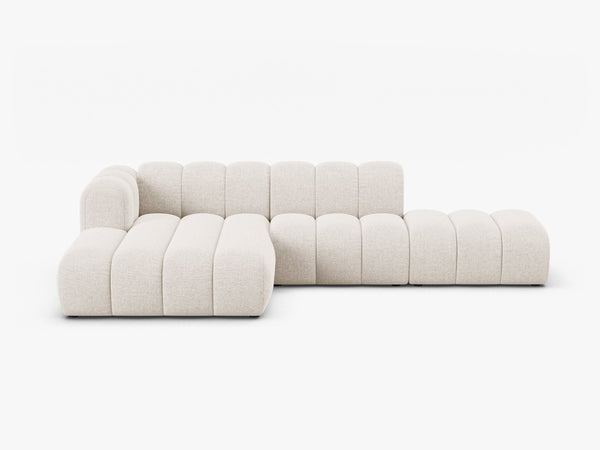Modern Corner Sofa with Curved Design & Spacious Seating W299
