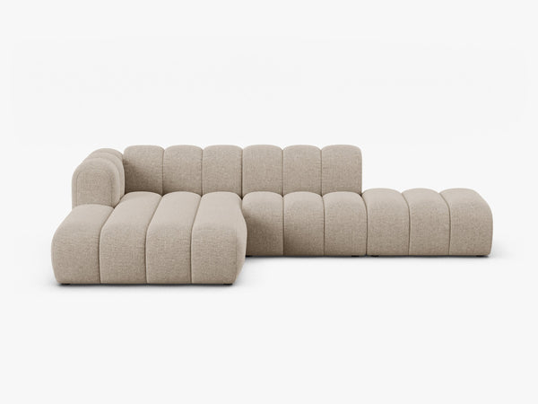 Modern Corner Sofa with Curved Design & Spacious Seating W299
