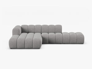 Modern Corner Sofa with Curved Design & Spacious Seating W299