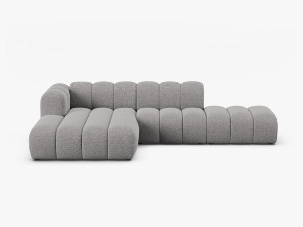 Modern Corner Sofa with Curved Design & Spacious Seating W299