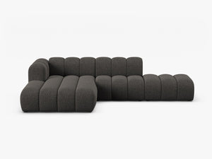 Modern Corner Sofa with Curved Design & Spacious Seating W299