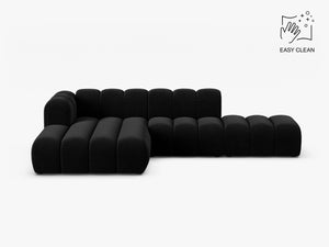 Modern Corner Sofa with Curved Design & Spacious Seating W299