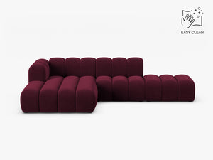Modern Corner Sofa with Curved Design & Spacious Seating W299