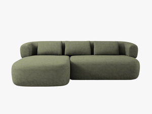 Curved Corner Sofa with Soft Seating & Spacious Design W225