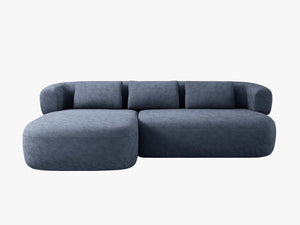 Curved Corner Sofa with Soft Seating & Spacious Design W225