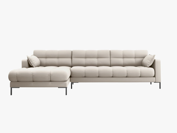 Modern Corner Sofa – Quilted Bubble Design L-Shaped Couch W293