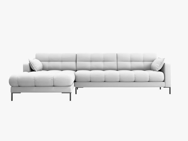 Modern Corner Sofa – Quilted Bubble Design L-Shaped Couch W293
