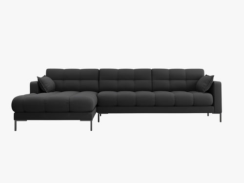 Modern Corner Sofa – Quilted Bubble Design L-Shaped Couch W293