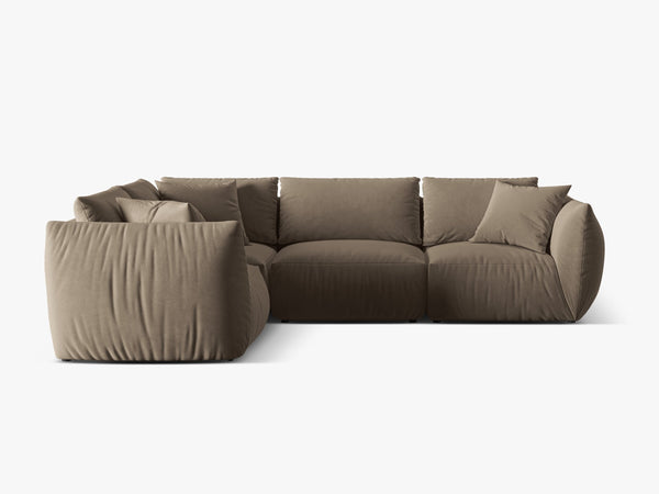 Modular Corner Sofa with Deep Seating & Modern Comfort W295