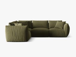 Modular Corner Sofa with Deep Seating & Modern Comfort W295