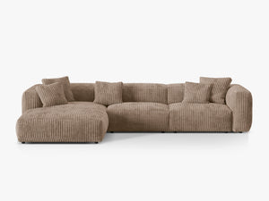 Modern Corner Sofa with Ultra-Soft Seating & Spacious Design W330