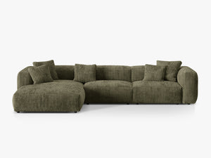 Modern Corner Sofa with Ultra-Soft Seating & Spacious Design W330