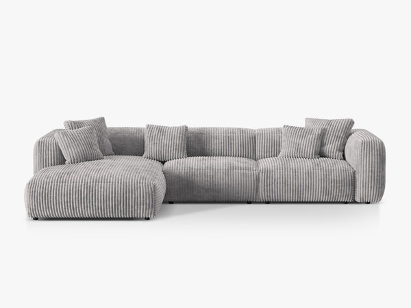 Modern Corner Sofa with Ultra-Soft Seating & Spacious Design W330