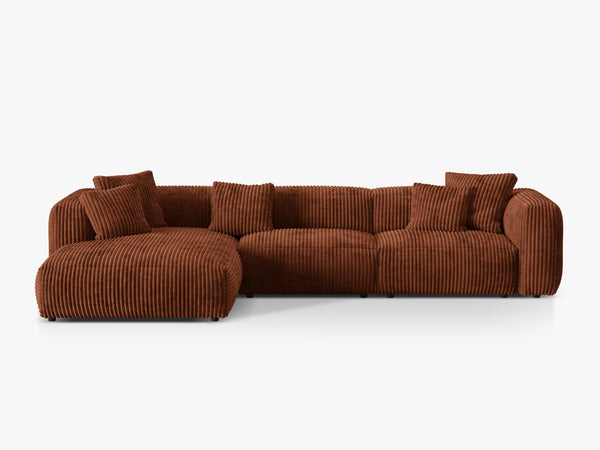 Modern Corner Sofa with Ultra-Soft Seating & Spacious Design W330