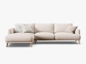 Modern Corner Sofa – Minimalist L-Shaped Upholstered Couch W285