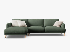 Modern Corner Sofa – Minimalist L-Shaped Upholstered Couch W285