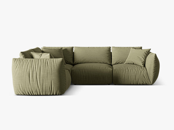 Modular Corner Sofa with Deep Seating & Modern Comfort W295