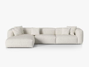 Modern Corner Sofa with Ultra-Soft Seating & Spacious Design W330