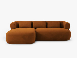 Curved Corner Sofa with Soft Seating & Spacious Design W225