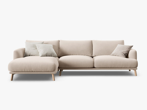 Modern Corner Sofa – Minimalist L-Shaped Upholstered Couch W285