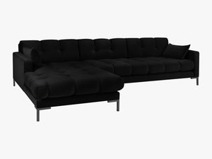 Modern Corner Sofa – Quilted Bubble Design L-Shaped Couch W293