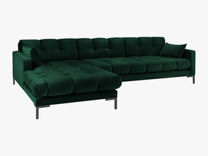 Modern Corner Sofa – Quilted Bubble Design L-Shaped Couch W293