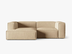 Corner Sofa with Deep Seating & Ultra-Soft Comfort W252
