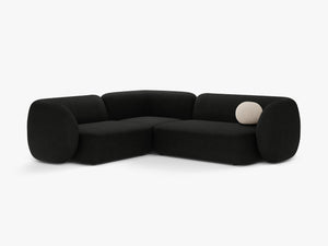 Corner Sofa with Modern Curved Design & Spacious Seating W252