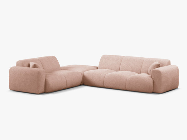 Large Corner Sofa with Rounded Design & Deep Comfort W315