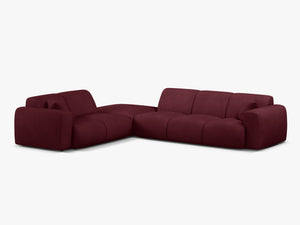 Large Corner Sofa with Rounded Design & Deep Comfort W315