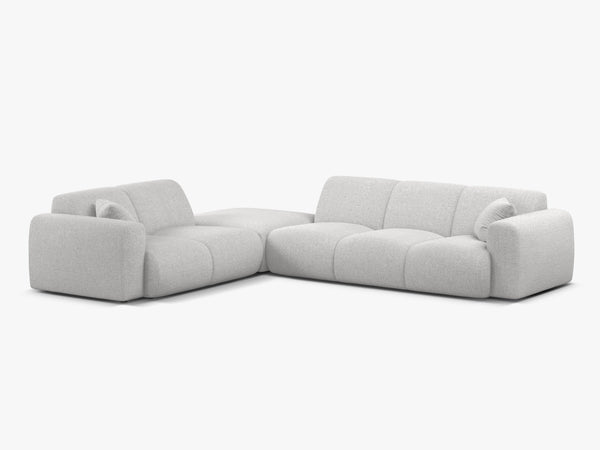 Large Corner Sofa with Rounded Design & Deep Comfort W315