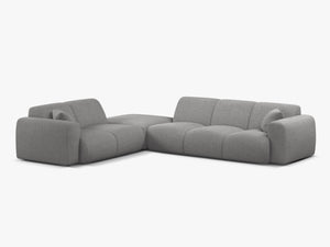 Large Corner Sofa with Rounded Design & Deep Comfort W315