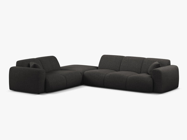 Large Corner Sofa with Rounded Design & Deep Comfort W315