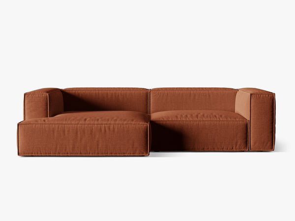 Deep Seat Corner Sofa with Plush Cushions & Modular Design W292