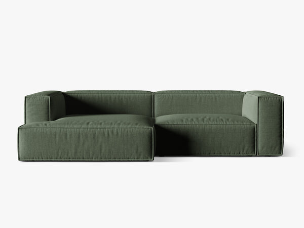 Deep Seat Corner Sofa with Plush Cushions & Modular Design W292