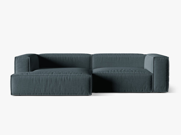 Deep Seat Corner Sofa with Plush Cushions & Modular Design W292