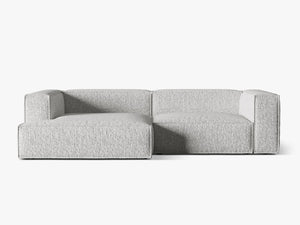 Deep Seat Corner Sofa with Plush Cushions & Modular Design W292