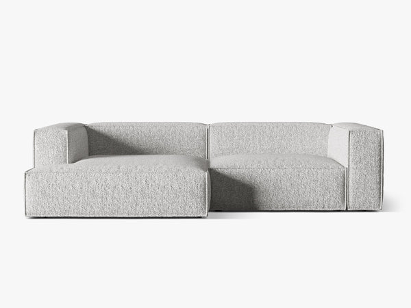 Deep Seat Corner Sofa with Plush Cushions & Modular Design W292