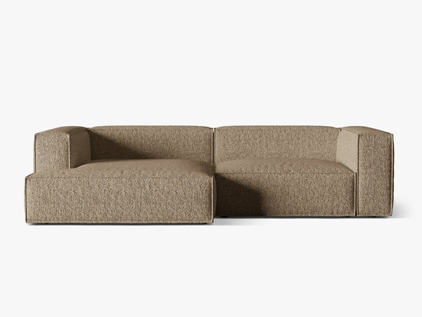 Deep Seat Corner Sofa with Plush Cushions & Modular Design W292