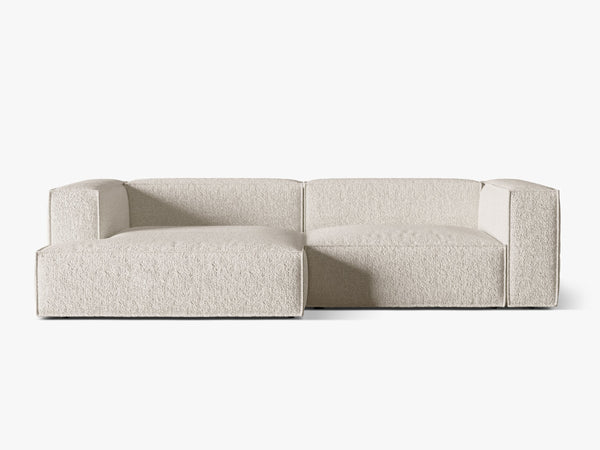 Deep Seat Corner Sofa with Plush Cushions & Modular Design W292