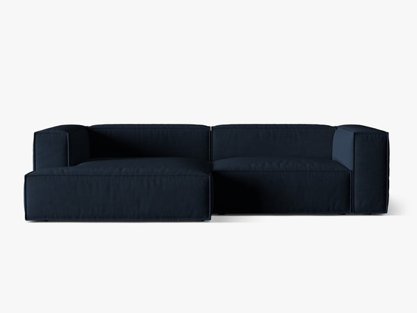 Deep Seat Corner Sofa with Plush Cushions & Modular Design W292