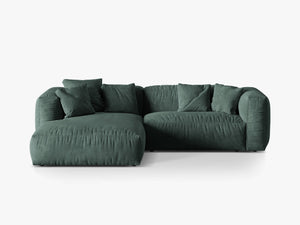 Compact Corner Sofa with Deep Seating & Soft Comfort W280