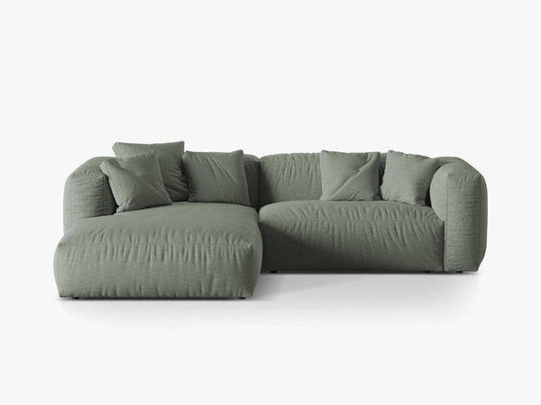 Compact Corner Sofa with Deep Seating & Soft Comfort W280