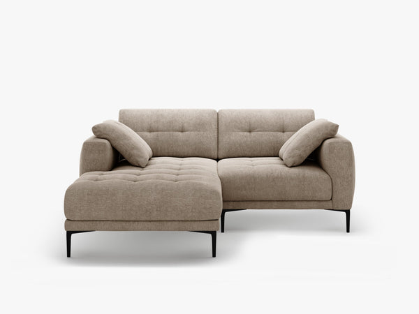 Compact Corner Sofa – Modern L-Shape Couch with Deep Seating W205