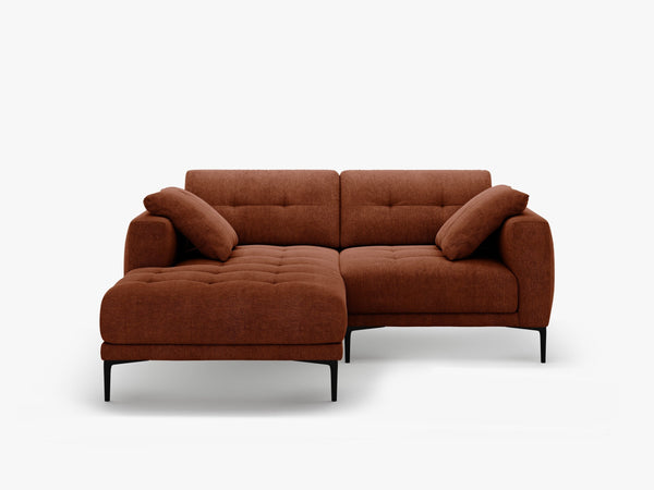 Compact Corner Sofa – Modern L-Shape Couch with Deep Seating W205