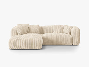 Compact Corner Sofa with Deep Seating & Soft Comfort W280